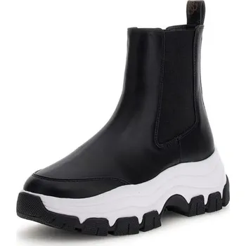 Dámská zimní obuv ČERNÉ KOTNÍKOVÉ KOTNÍKOVÉ BOTY NA PLATFORMĚ GUESS (41)