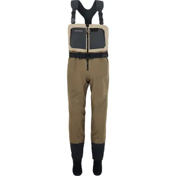 Prsačky Grundéns Prsačky Men´s Boundary Zip Stockingfoot Wader Stone/Otter - XL Tall 46-47