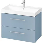 Cersanit Larga umyvadlová skříňka modrá 80 S932-074