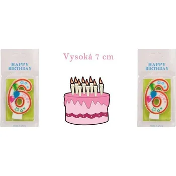 Dortová svíčka Svíčka na dort- číslo 6