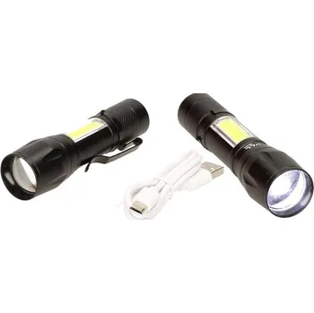 Svítilna LED Kapesní výkonná nabíjecí svítilna s klipem