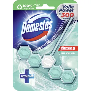 Drogerie Domestos Power 5 WC blok s chlorem 55g