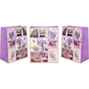 Dárková taška Dárková taška Levandule 23x18,5 cm