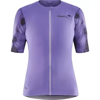 cyklistický dres Dámský cyklodres CRAFT PRO Gravel fialová XL