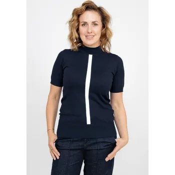 Dámské tričko Zoso svetr s krátkým rukávem Marly tmavě modrý Velikost: M