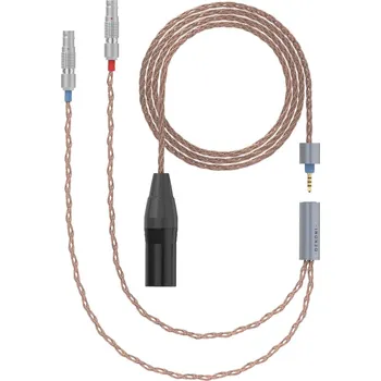 Příslušenství pro sluchátka Dekoni Audio Ensemble 4-Pin XLR PCUHD Copper 2-Pin Lemo Utopia Kabel pro sluchátka