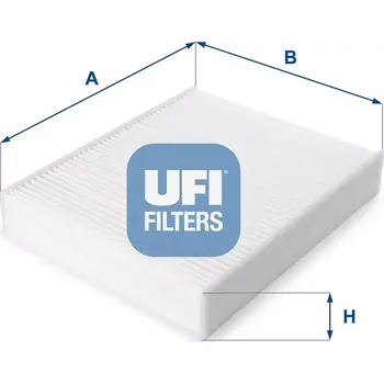 Kabinový filtr UFI Filtr vzduchu v interiéru UFI 53.224.00