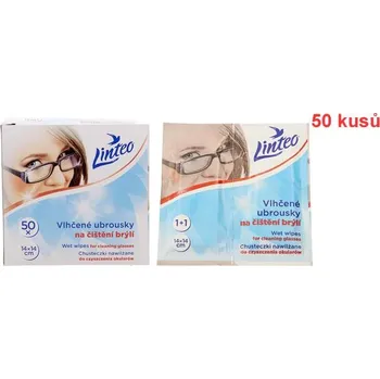 Vlhčený ubrousek Linteo vlhčené ubrousky na brýle 50 ks
