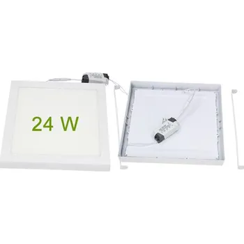 LED panel Stropní panel 24w hranatý nezápustný