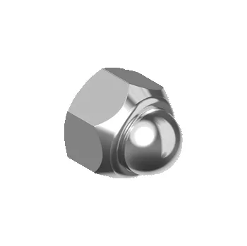 Matice nerez_solar_martim Samojisná matice s nylomen uzavřená klobouk DIN 986 nerez A2 Varianta: Samojisná matice s nylomen uzavřená klob. DIN 986 - A2-70 - M8 + Gleitmo kluzný lak