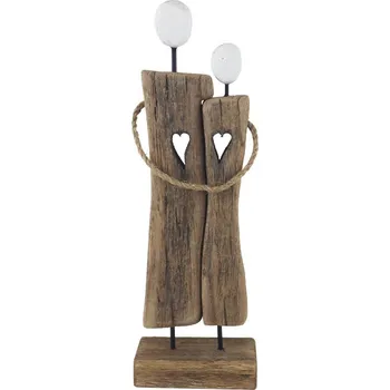 Dekorace zamilovaný pár D7370/2 - 9.5 × 5.5 × 28.5 cm