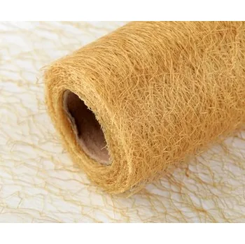 Pavučinka dekorační (1m) - šíře 15cm - zlatá