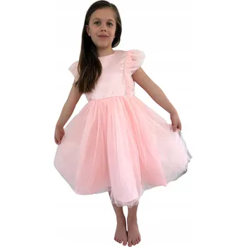 Dámské šaty Šaty ŠATY ke svatému přijímání BÍLÉ tylové pro družičku DRUŽIČKY SPOLEČENSKÉ NA SVATEBNÍ HOSTINA