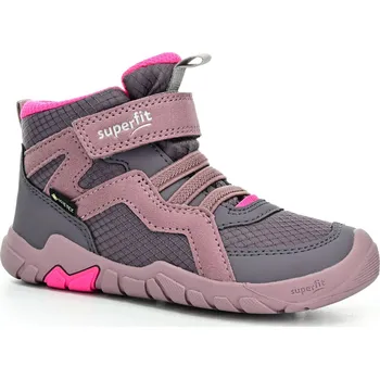 Dívčí tenisky Superfit Trace Lila/pink celoroční kotníkové barefoot boty Velikost boty (EU): 26, Vnitřní délka boty: 170, Vnitřní šířka boty: 64