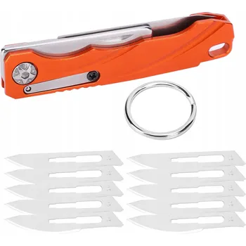 Kuchyňský nůž MINI SKLÁDACÍ NŮŽ S KARABINOU TURISTICKÝ MULTITOOL NÁŘADÍ