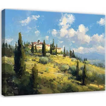 Obraz OBRAZ KRAJINA HORY PŘÍRODA DO LOŽNICE OBÝVÁKU KUCHYNĚ NA PLÁTNĚ 60x40