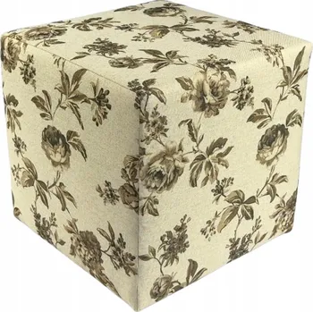 Taburet Modrý čalouněný Taburet Max Mebels