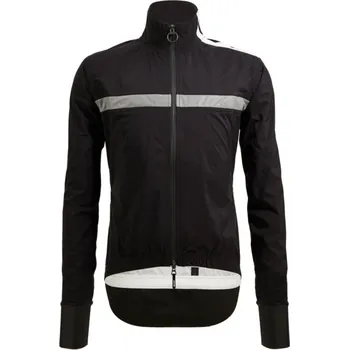 Cyklistická bunda Bunda SANTINI Guard Neo Shell Black, L
