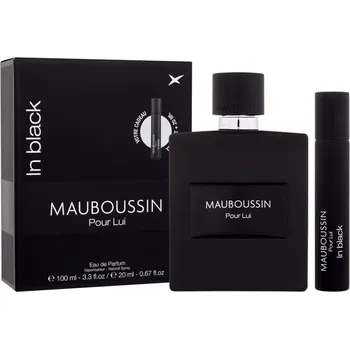 Pánský parfém Mauboussin Pour Lui In Black Dárková sada EDP 100 ml a EDP 20 ml