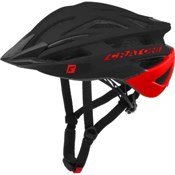 Cyklistická přilba Helma CRATONI Agravic Black/Red Matt, L/XL (58-62cm)