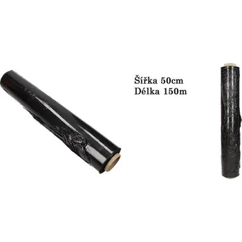 Obalový materiál Stretch fólie 50 cm černá