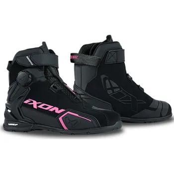 Moto obuv Dámské boty na motorku IXON Bull 2 WP černo-růžová 36