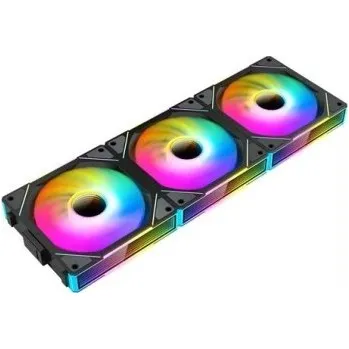 Externí pevný disk TEUCER JM-1 120mm PC ventilátor ARGB zrcadlový cyklus světelný efekt bezdrátové šití PWM pro vodní chlazení 360mm chladič CPU černá