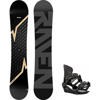 Snowboarding Snowboard komplet Raven Pulse + vázání King black Velikost: 170W cm, Velikost vázání: M