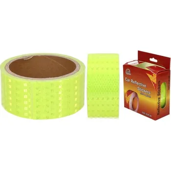 Reflexní lepící páska Svítivá žlutá 5m