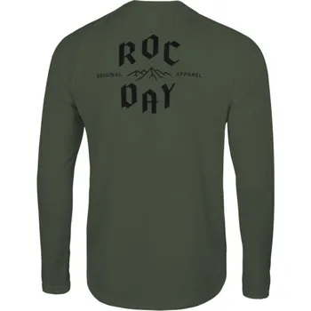 cyklistický dres Dres s dlouhým rukávem ROCDAY Park Long Green, M