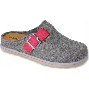 Dámské pantofle Dámské PANTOFLE INBLU vel 38 155D138 kožená stélka