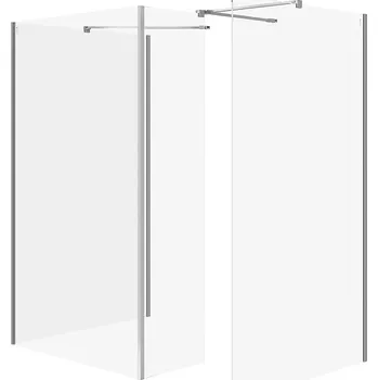 Cersanit Mille SET B806 Walk-In pevný chrom čiré sklo S601-193