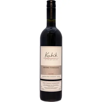 Víno Modrý Portugal, Vinařství Kubík, Velké Bílovice (2024)