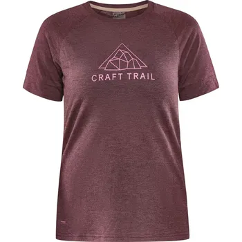 Dámské triko CRAFT ADV Trail Wool SS červená M