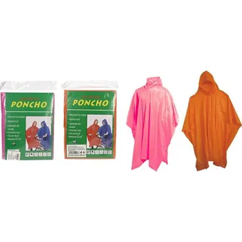 Pláštěnka Pončo pláštěnka pro dospělé Růžová