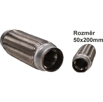Výfuková trubka Vlnovec výfuku - pružný díl výfuku (50x200)