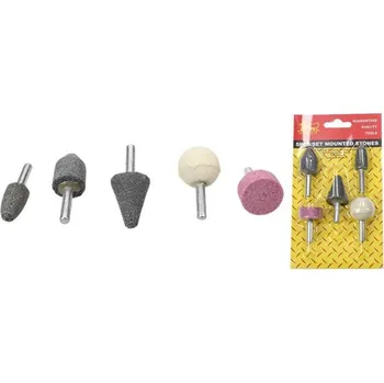 Příslušenství k brusce Brusná tělíska pro přímé brusky a vrtačky sada 5 kusů