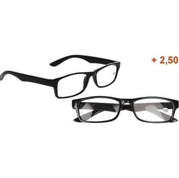 Brýle na čtení Dioptrické brýle +2,50 černé