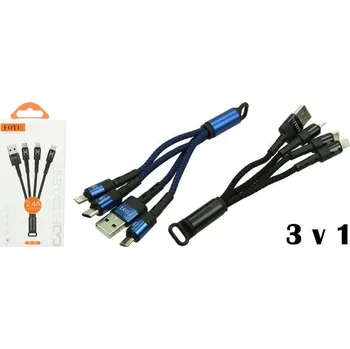 Náhradní díl pro mobilní telefon Univerzální nabíjecí kabel 3v1 FO-583