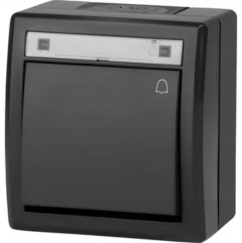 vypínač Tlačítko zvonku, spínací, vodotěsné IP55 AQUANT 2K EPN 5005-17