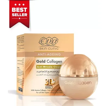 Pleťový krém Eva Skin Clinic krém proti vráskám Gold Collagen den/noc