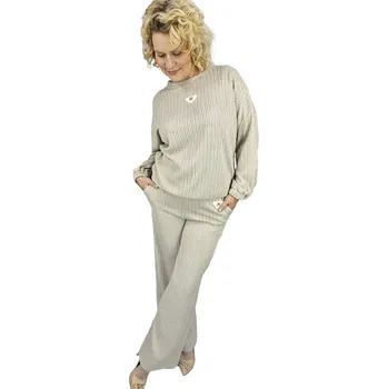 Pri Women's tracksuit set sweatshirt + pants ARIEL Pri krémová 3431827