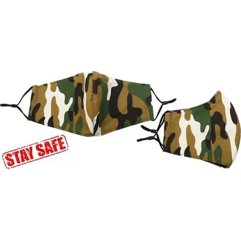 rouška Rouška maskáčová zelená