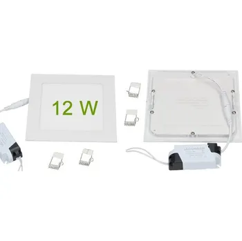 LED panel LED stropní panel zápustný 12W čtverec