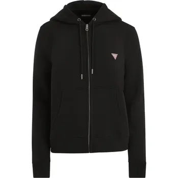 Dámská mikina Dámská mikina s kapucí rozepínací Mini Triangle Guess Jeans Černá XXL
