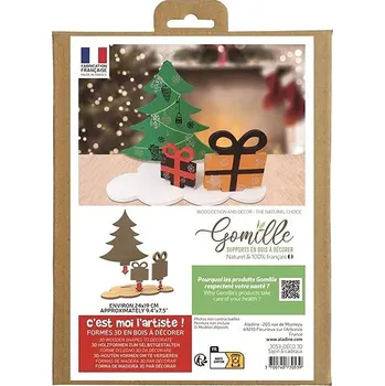 Výtvarná sada Gomille Dřevěná sada k dotvoření Dárečky
