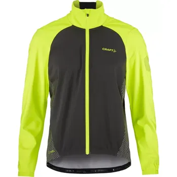 Cyklistická bunda Cyklobunda CRAFT CORE Bike SubZ Lumen 2 žlutá M