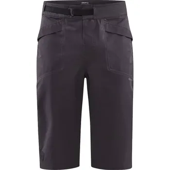 Cyklistické kalhoty Pánské cyklošortky CRAFT CORE Offroad XT Pad tmavě šedá M