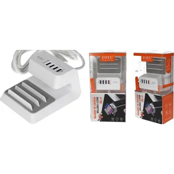 Multifunkční držák mobilů a 4x USB nabíječka FO-2502