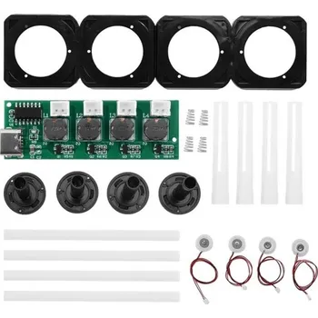 Sada nářadí DC5V ultrazvukový nebulizér čtyřstříkací zvlhčovač modul řídicí deska atomizace DIY sada 2 s TYPE-C rozhraním kompaktní provedení